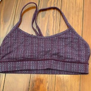 Lululemon flow y bra in maroon
